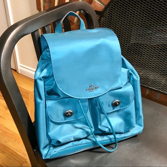 Coach Bags Brand New Coach Backpackpurse Dark Teal Poshmark